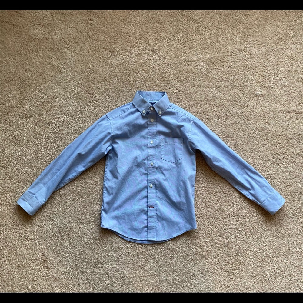 gently worn boys size 8 tommy hilfiger dress shirt